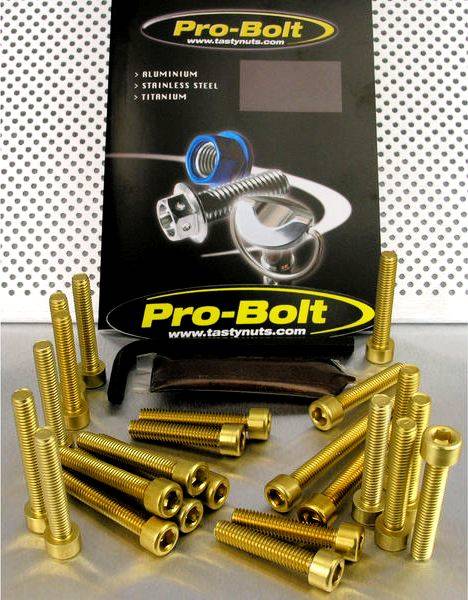 Aluminium Engine Side Casings Kit - Bolt kits - Aluminum - PRO-BOLT