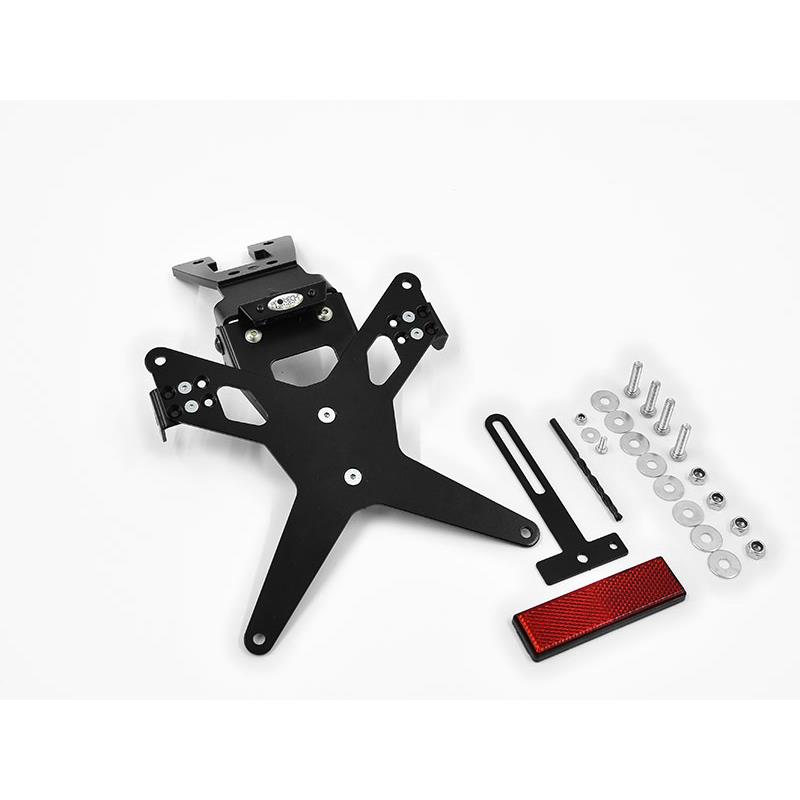 KIT Portatarga X-Line Ibex Zieger keeway rkf 125 22-25 regolabile con Lucetarga LED + Catadiottro - Z10010022