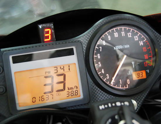 Honda ST1300 Pan Euro 2008-2015 Healtech Gear Indicator GIpro DS Mount Colours 