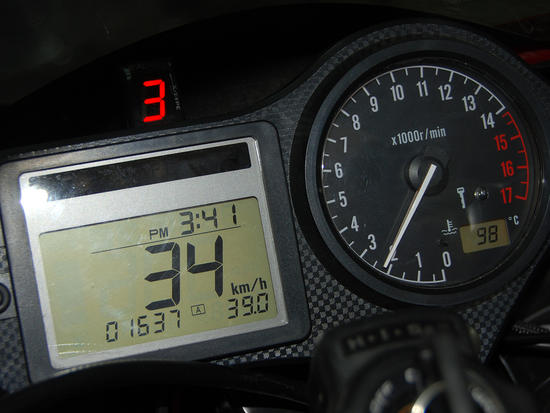 Honda CBF 600  2008-2012   Healtech Gear Indicator  GIpro DS Mount *Colours*