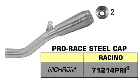 Pro-Race Racing - Stainless Steel - Exhaust - Silencer - ARROW