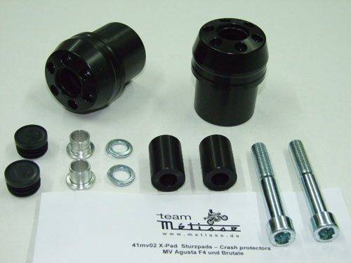 X-Pad - taller complete kit - Crash Posts - frame - FASTER96