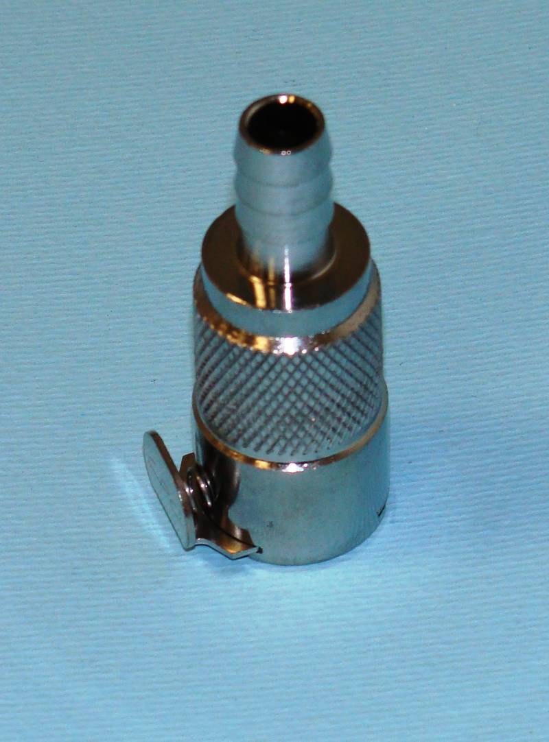 Connettore in ottone cromato femmina - 5/16