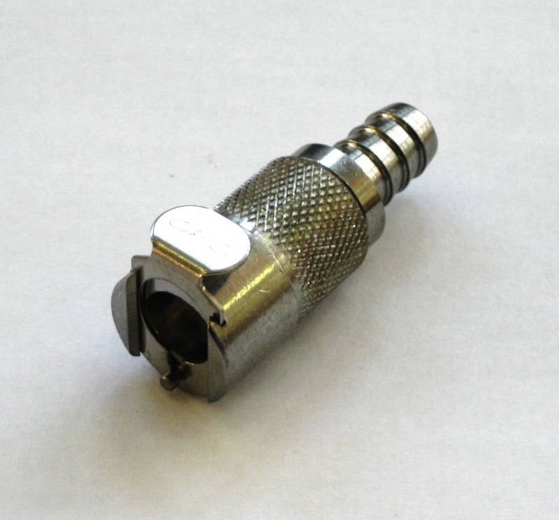 Female Chromed brass connector - Dry Break fuel couplers CPC - FASTER96