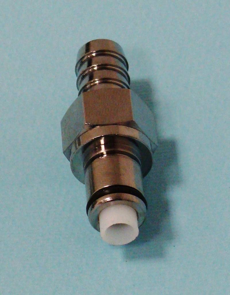 Male Chromed brass connector - Dry Break fuel couplers CPC - FASTER96