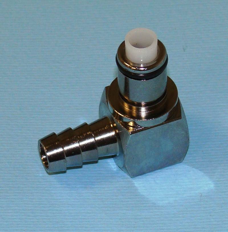 Male Chromed brass connector - 5/16