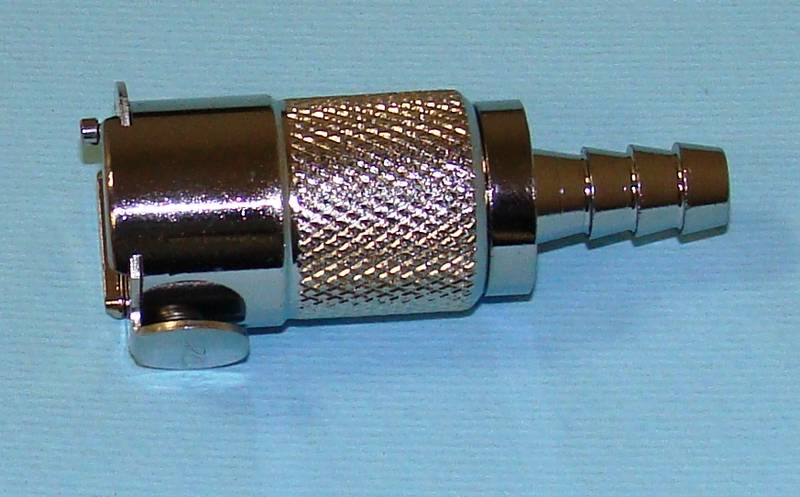 Female Chromed brass connector - Dry Break fuel couplers CPC - FASTER96