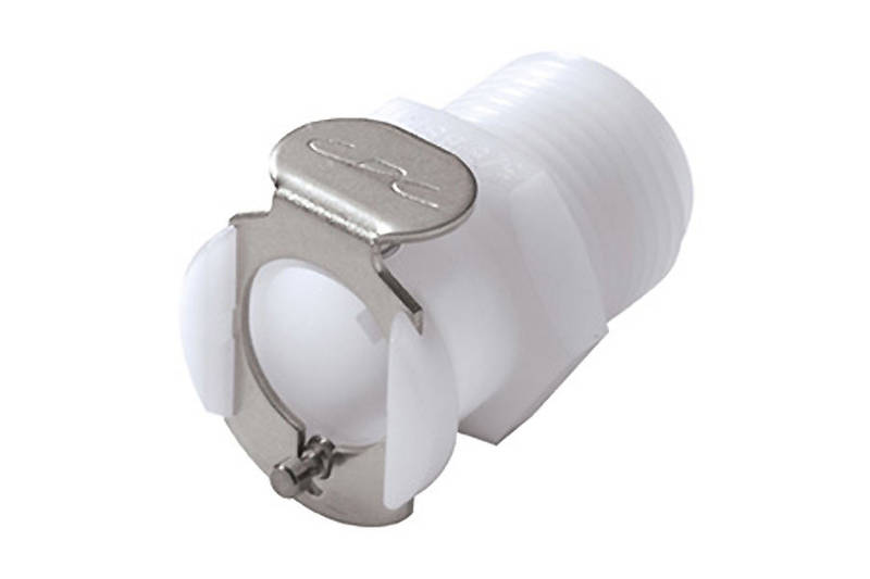 Connettore in materiale plastico femmina - filettato 17mm NPT - Connettori benzina a sgancio rapido CPC - FASTER96