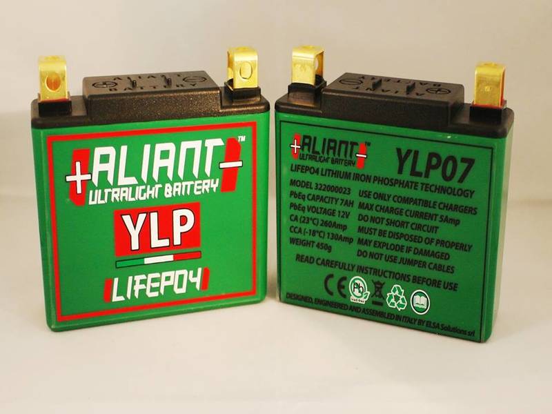 Battery Y-LP - Lithium Batteries - Ultralight - ALIANT