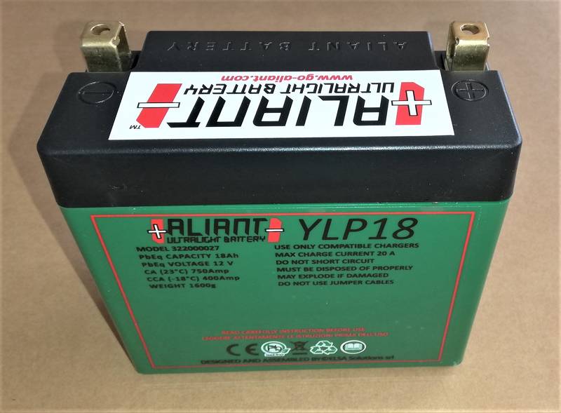 Battery Y-LP - Lithium Batteries - Ultralight - ALIANT
