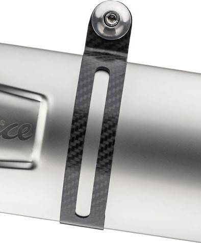 Silencer bracket - carbon - Exhaust - Header and parts - LEOVINCE