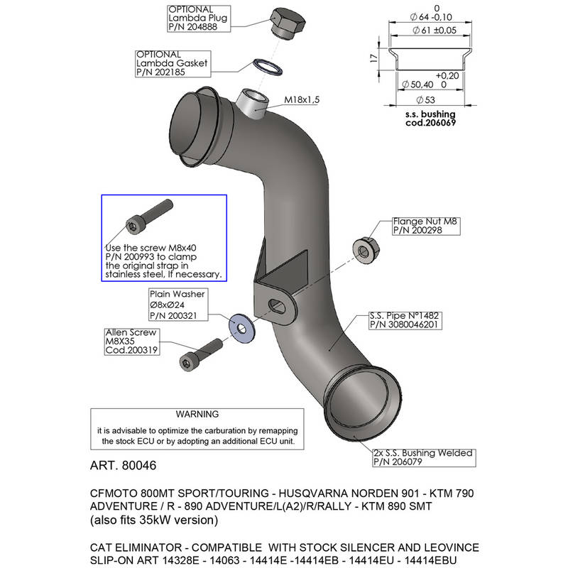 Cat Eliminator header - Exhaust - Cat Eliminator - LEOVINCE