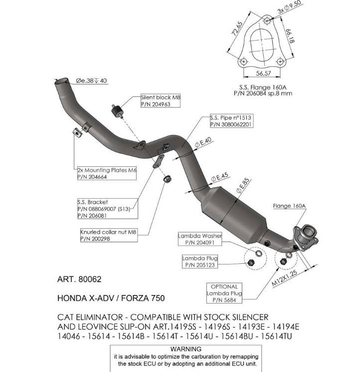 Full Header - Exhaust - Headers - LEOVINCE