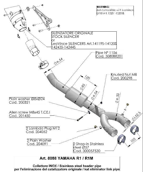 Cat Eliminator header - Exhaust - Cat Eliminator - LEOVINCE