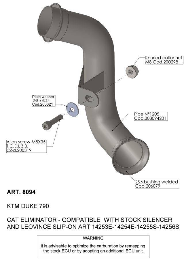 Cat Eliminator header - Exhaust - Cat Eliminator - LEOVINCE