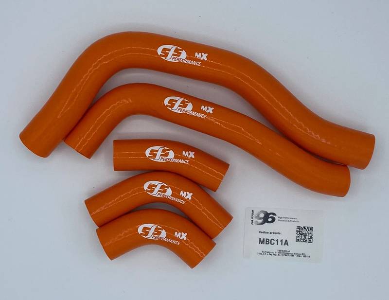 Radiator hoses kit - SFS Silicon Hoses - kit - FASTER96