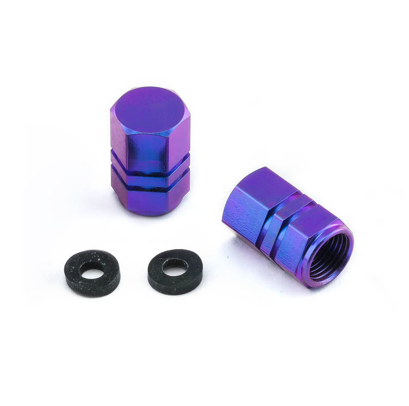 Valve Caps - Accessories - Titanium - PRO-BOLT
