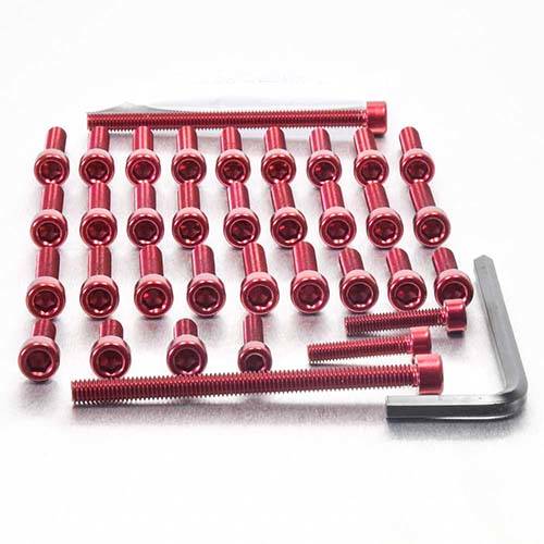 Aluminium Engine Side Casings Kit - Bolt kits - Aluminum - PRO-BOLT