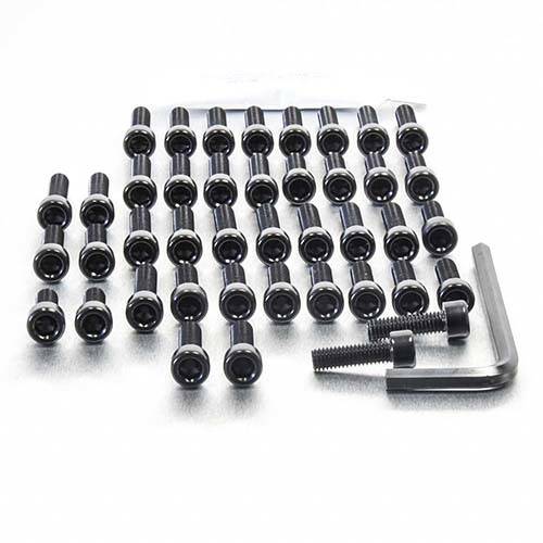 Aluminium Engine Side Casings Kit - Bolt kits - Aluminum - PRO-BOLT