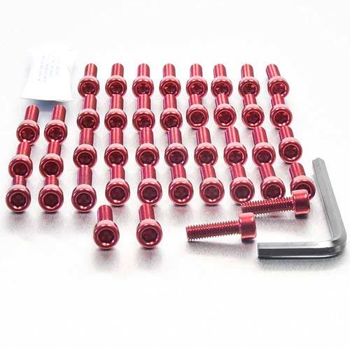 Aluminium Engine Side Casings Kit - Bolt kits - Aluminum - PRO-BOLT