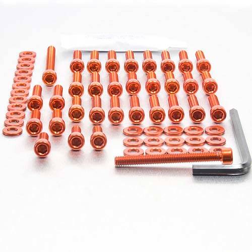 Aluminium Engine Side Casings Kit - Bolt kits - Aluminum - PRO-BOLT