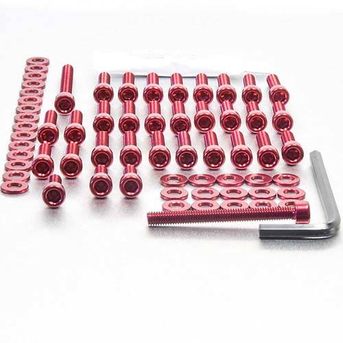 Aluminium Engine Side Casings Kit - Bolt kits - Aluminum - PRO-BOLT