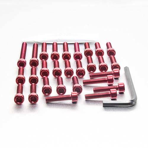 Aluminium Engine Side Casings Kit - Bolt kits - Aluminum - PRO-BOLT