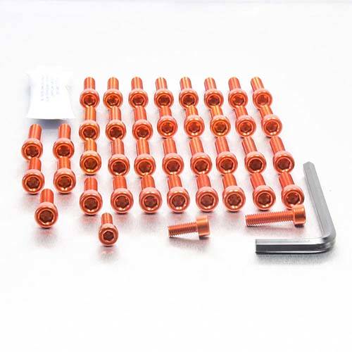 Aluminium Engine Side Casings Kit - Bolt kits - Aluminum - PRO-BOLT