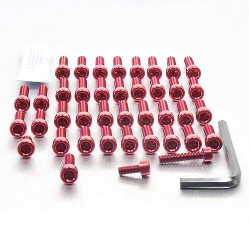 Aluminium Engine Side Casings Kit - Bolt kits - Aluminum - PRO-BOLT