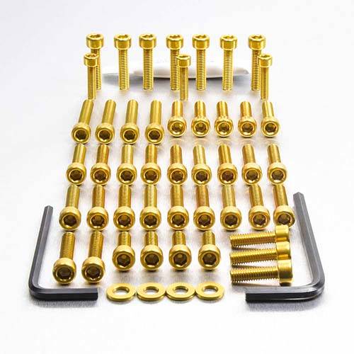 Aluminium Engine Side Casings Kit - Bolt kits - Aluminum - PRO-BOLT