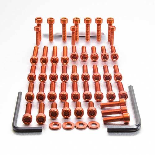 Aluminium Engine Side Casings Kit - Bolt kits - Aluminum - PRO-BOLT