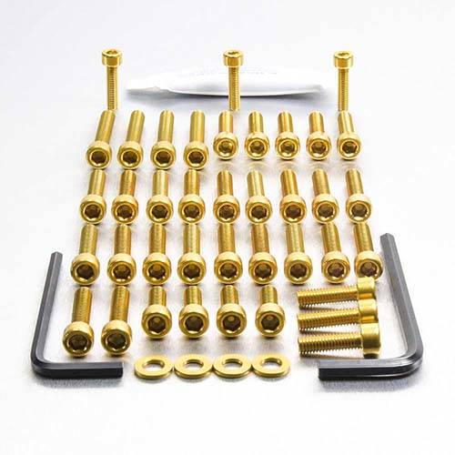 Aluminium Engine Side Casings Kit - Bolt kits - Aluminum - PRO-BOLT