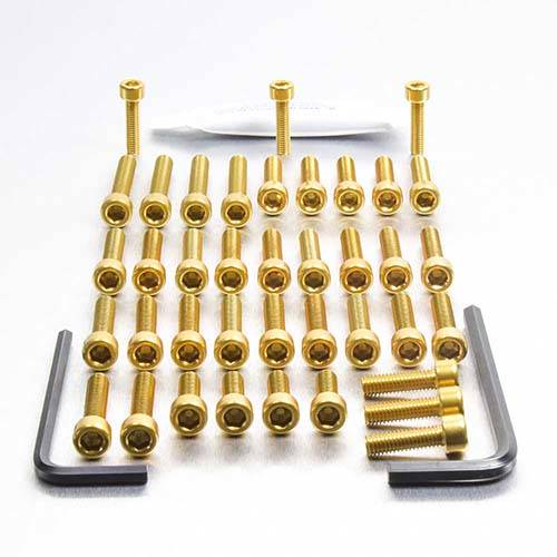 Aluminium Engine Side Casings Kit - Bolt kits - Aluminum - PRO-BOLT