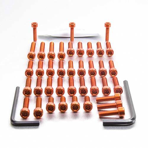 Aluminium Engine Side Casings Kit - Bolt kits - Aluminum - PRO-BOLT