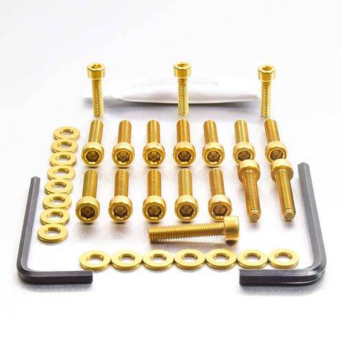 Aluminium Engine Side Casings Kit - Bolt kits - Aluminum - PRO-BOLT