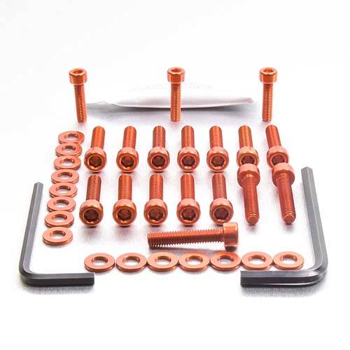 Aluminium Engine Side Casings Kit - Bolt kits - Aluminum - PRO-BOLT