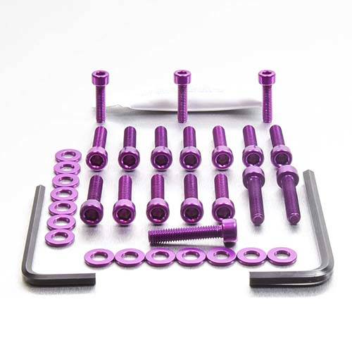 Aluminium Engine Side Casings Kit - Bolt kits - Aluminum - PRO-BOLT