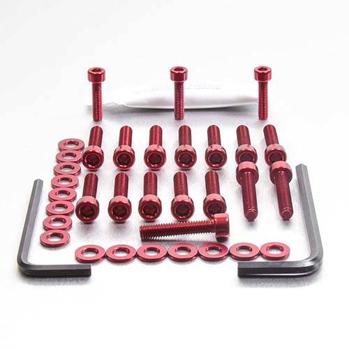 Aluminium Engine Side Casings Kit - Bolt kits - Aluminum - PRO-BOLT