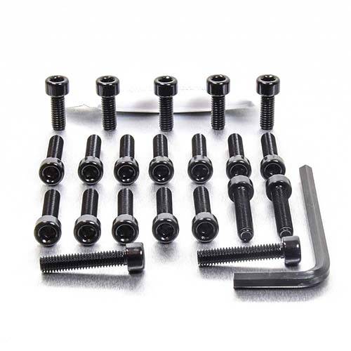 Aluminium Engine Side Casings Kit - Bolt kits - Aluminum - PRO-BOLT