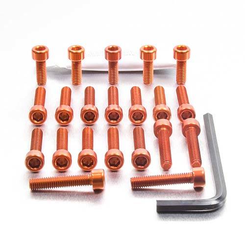 Aluminium Engine Side Casings Kit - Bolt kits - Aluminum - PRO-BOLT