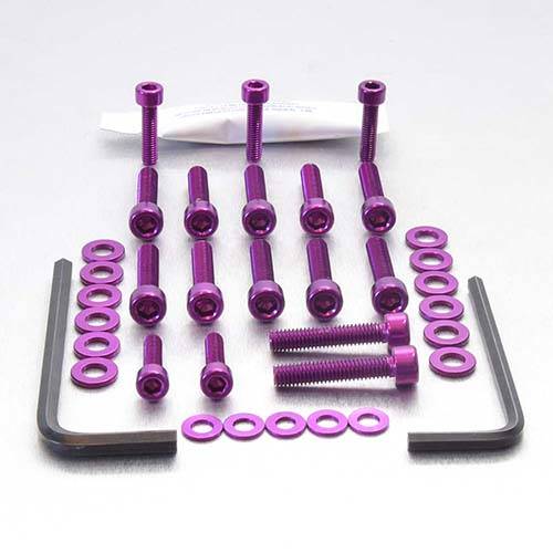 Aluminium Engine Side Casings Kit - Bolt kits - Aluminum - PRO-BOLT