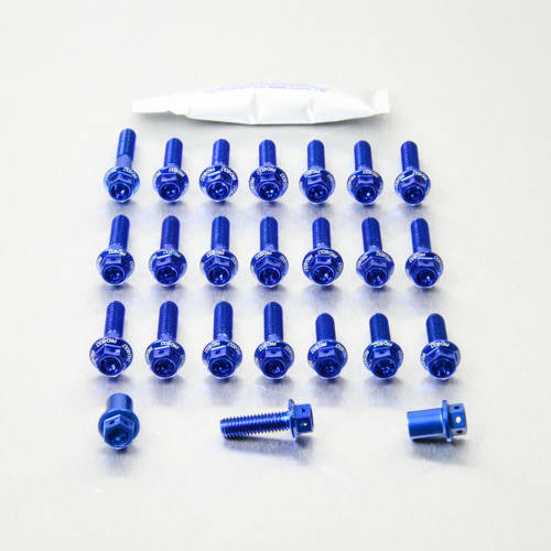 Kit carter motore Ergal - Viti forate corsa - Kit bulloneria - Ergal - PRO-BOLT
