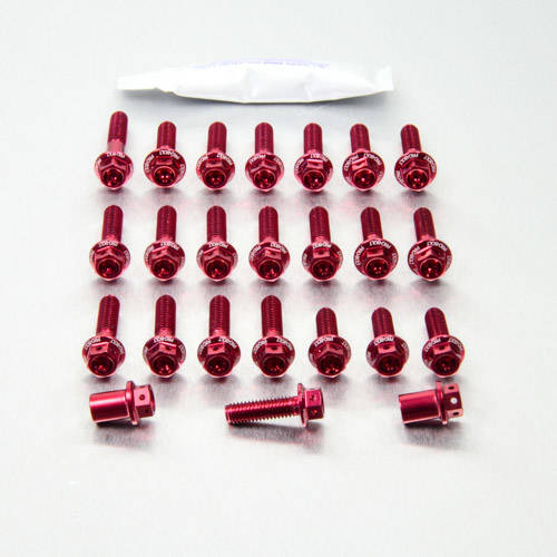 Kit carter motore Ergal - Viti forate corsa - Kit bulloneria - Ergal - PRO-BOLT