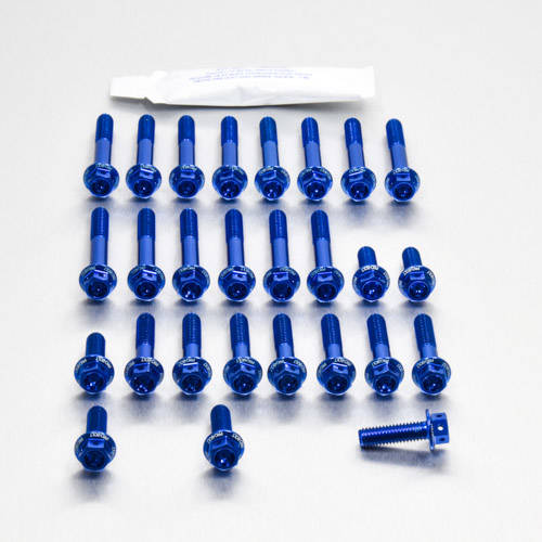 Kit carter motore Ergal - Viti forate corsa - Kit bulloneria - Ergal - PRO-BOLT