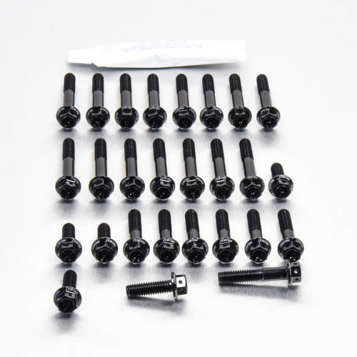 Kit carter motore Ergal - Viti forate corsa - Kit bulloneria - Ergal - PRO-BOLT