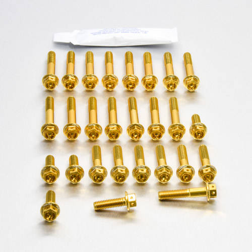 Kit carter motore Ergal - Viti forate corsa - Kit bulloneria - Ergal - PRO-BOLT