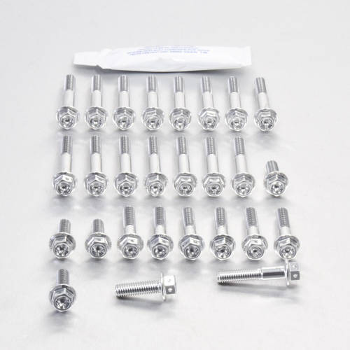 Kit carter motore Ergal - Viti forate corsa - Kit bulloneria - Ergal - PRO-BOLT
