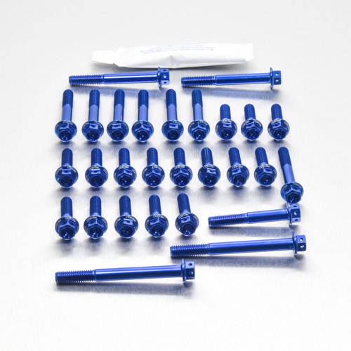 Kit carter motore Ergal - Viti forate corsa - Kit bulloneria - Ergal - PRO-BOLT