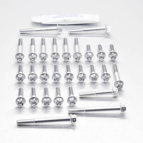 Kit carter motore Ergal - Viti forate corsa - Kit bulloneria - Ergal - PRO-BOLT
