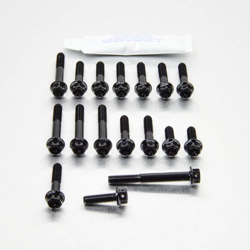 Kit carter motore Ergal - Viti forate corsa - Kit bulloneria - Ergal - PRO-BOLT